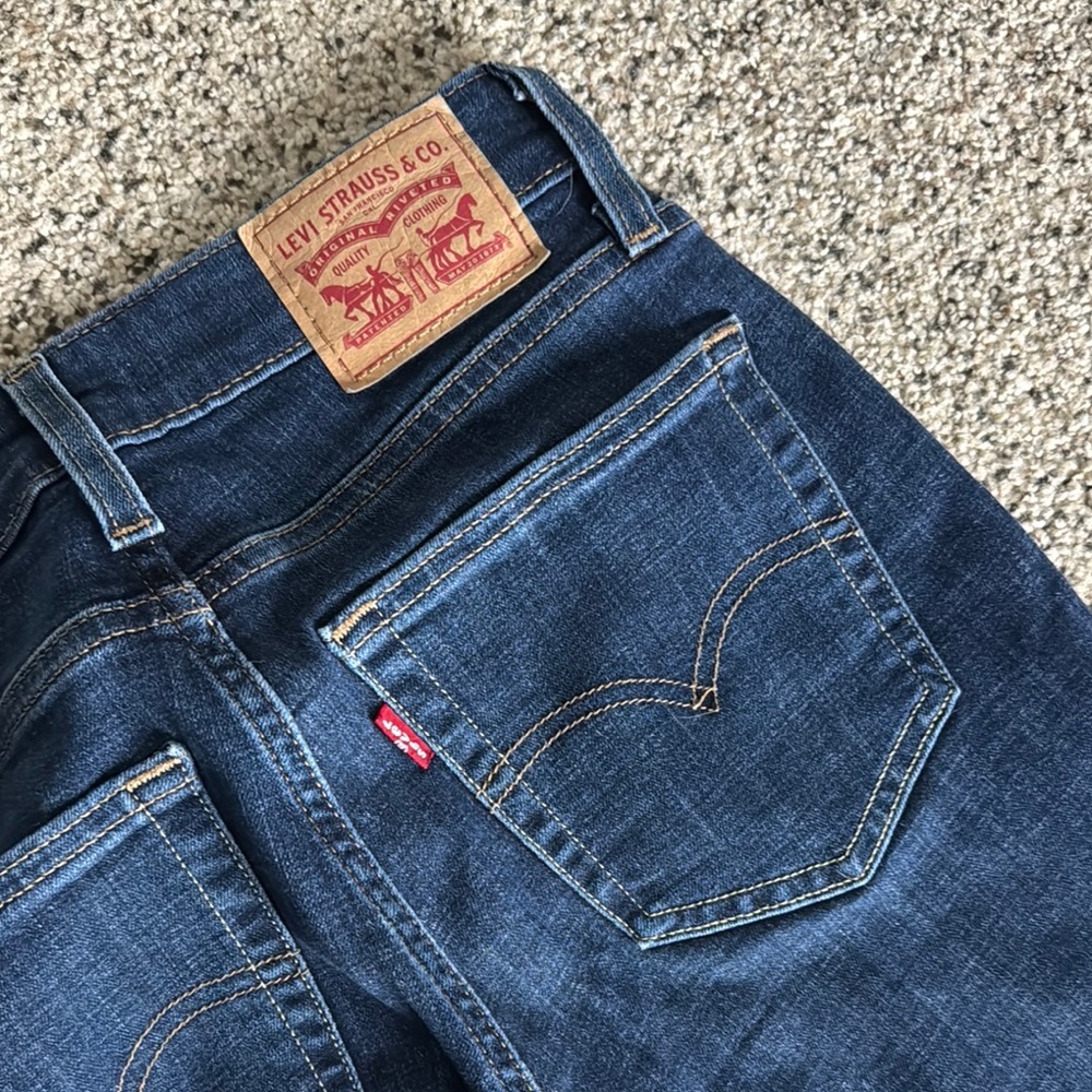 High Rise Blue Jeans - Picture 4 of 5